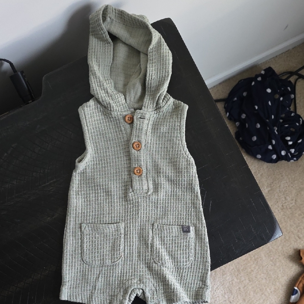 Gerber Modern Moments Sage Baby Romper